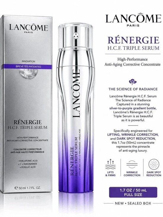 BARANDED Other - Lancome Renergie HCF Triple Serum 50ml 1.69oz Full Size New Sealed Box
